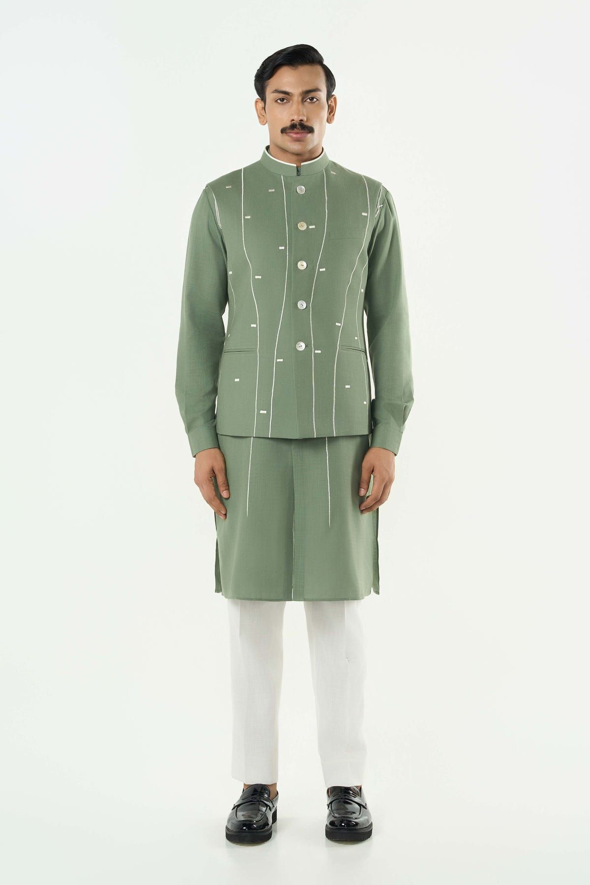 Warp line Bandi Jacket Set- Sage Green - image 1