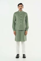 Warp line Bandi Jacket Set- Sage Green view 1