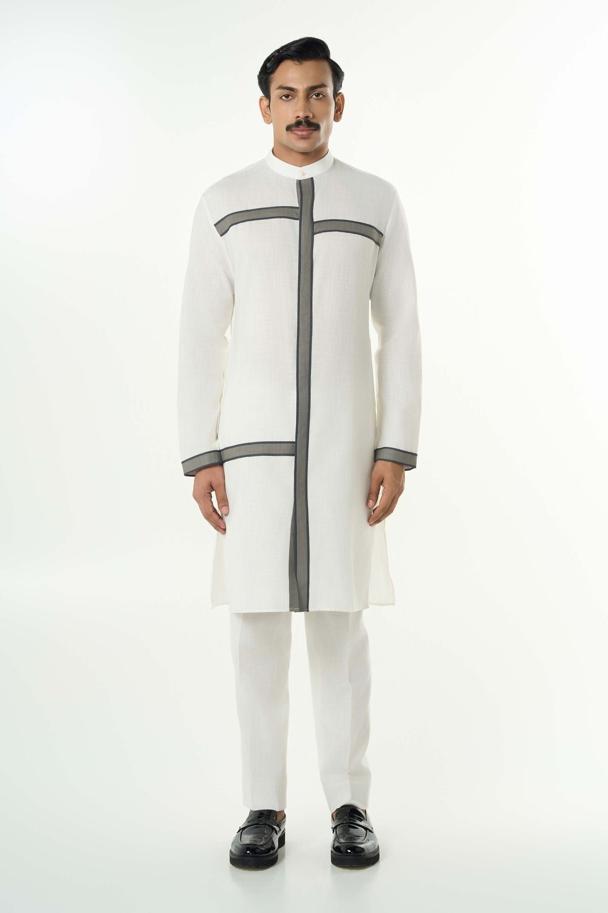 Crossbeam Kurta- Off White - image 3