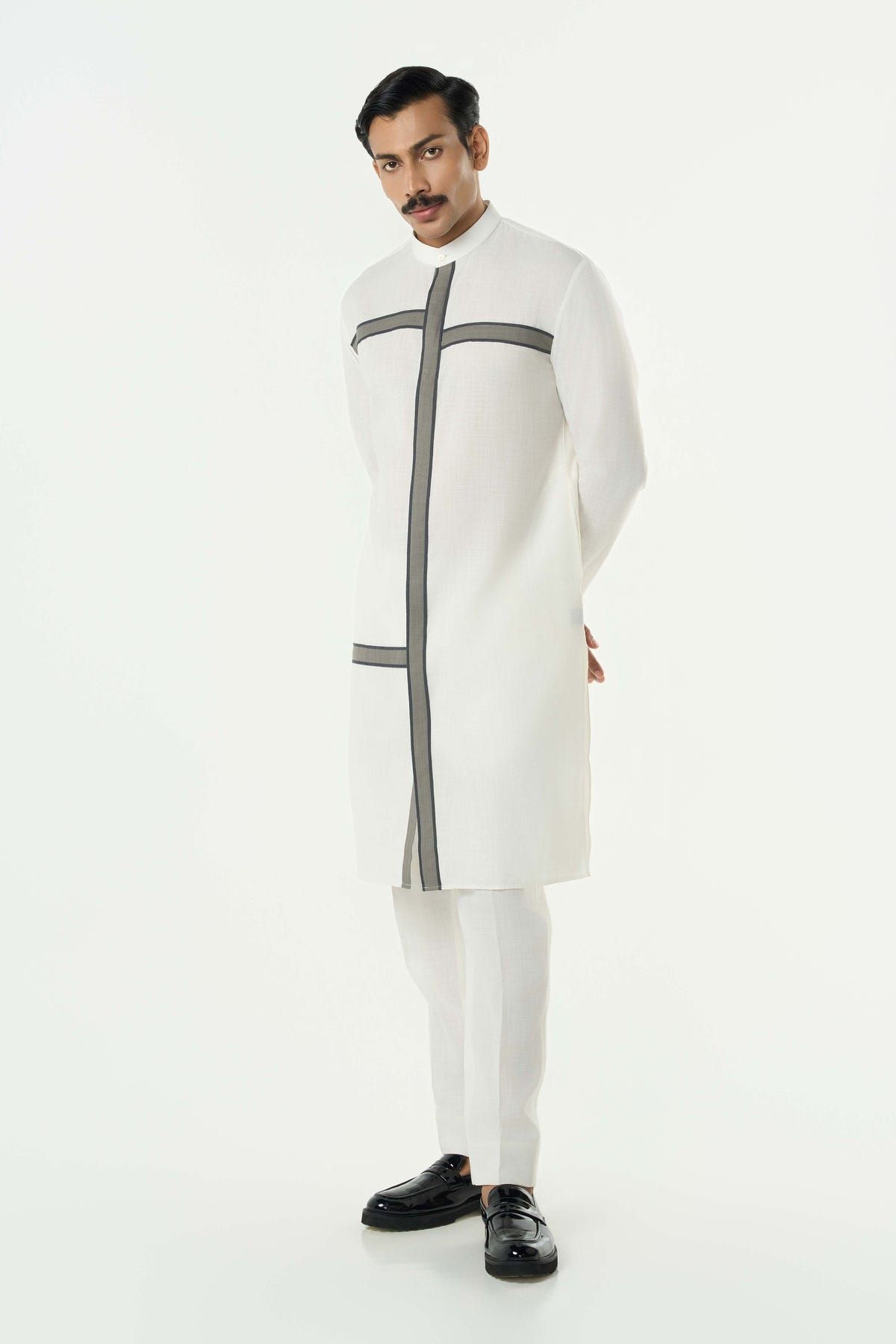 Crossbeam Kurta- Off White - image 5