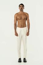 Pyjama Pants - Ivory view 3
