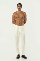 Pyjama Pants - Ivory view 5