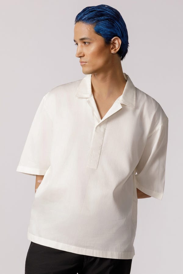 Line out Line — Half placket casual shirt