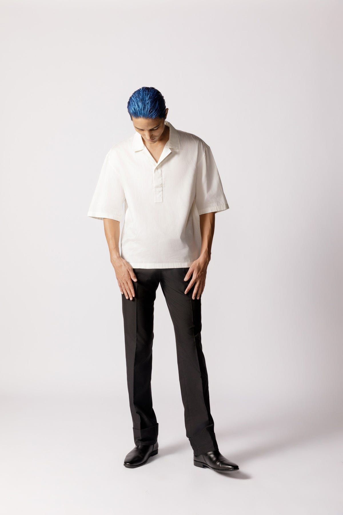 Half placket casual shirt - image 3