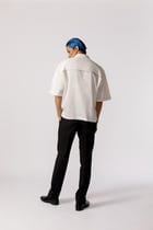 Half placket casual shirt view 4