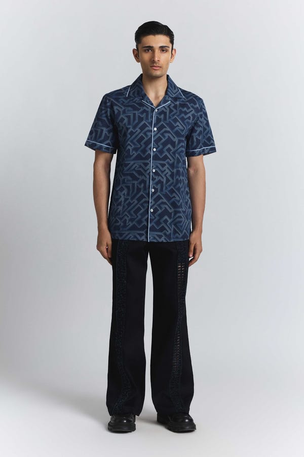 Line out Line — Transitional Print Shirt