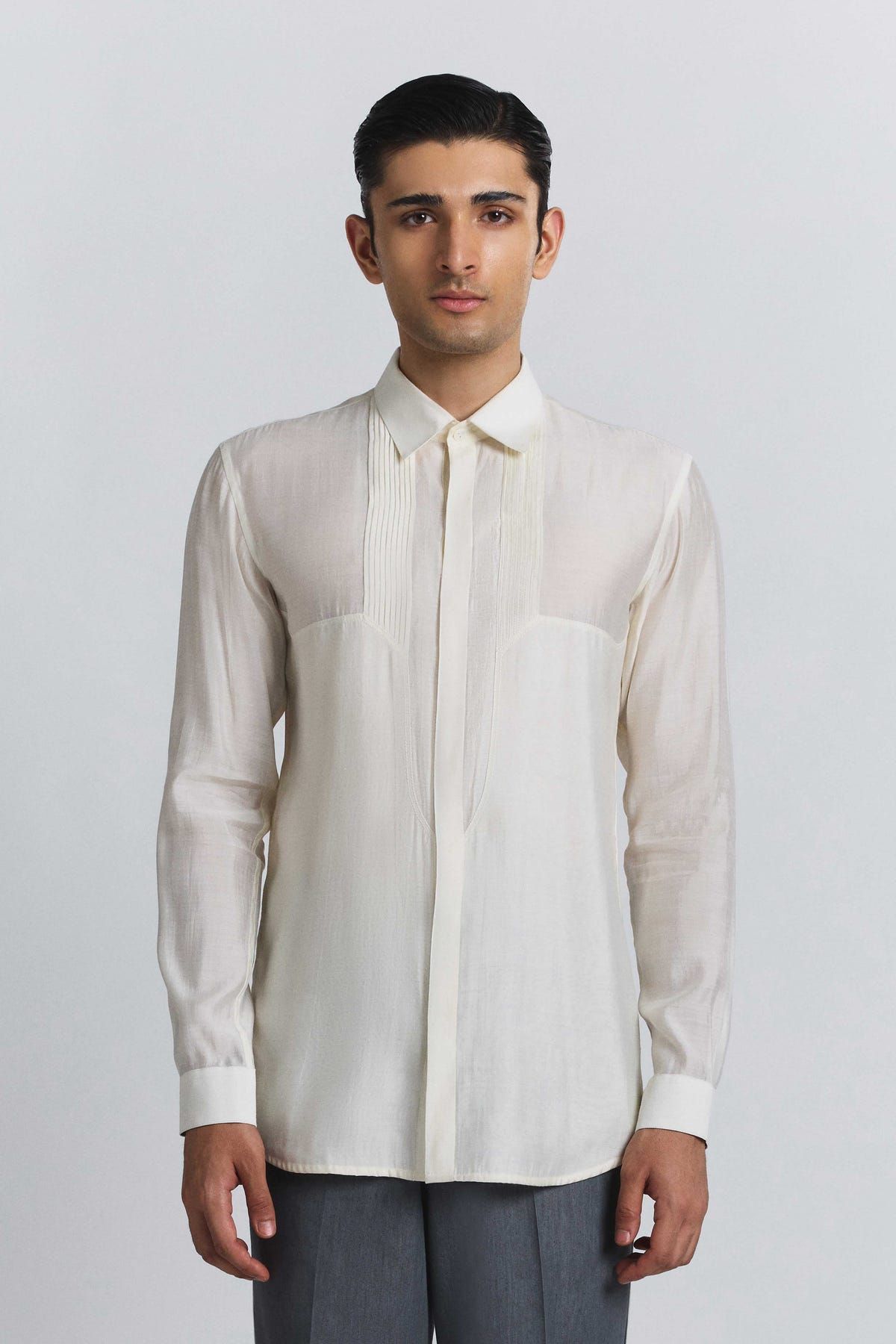Essentialist Pintuck Shirt - image 1