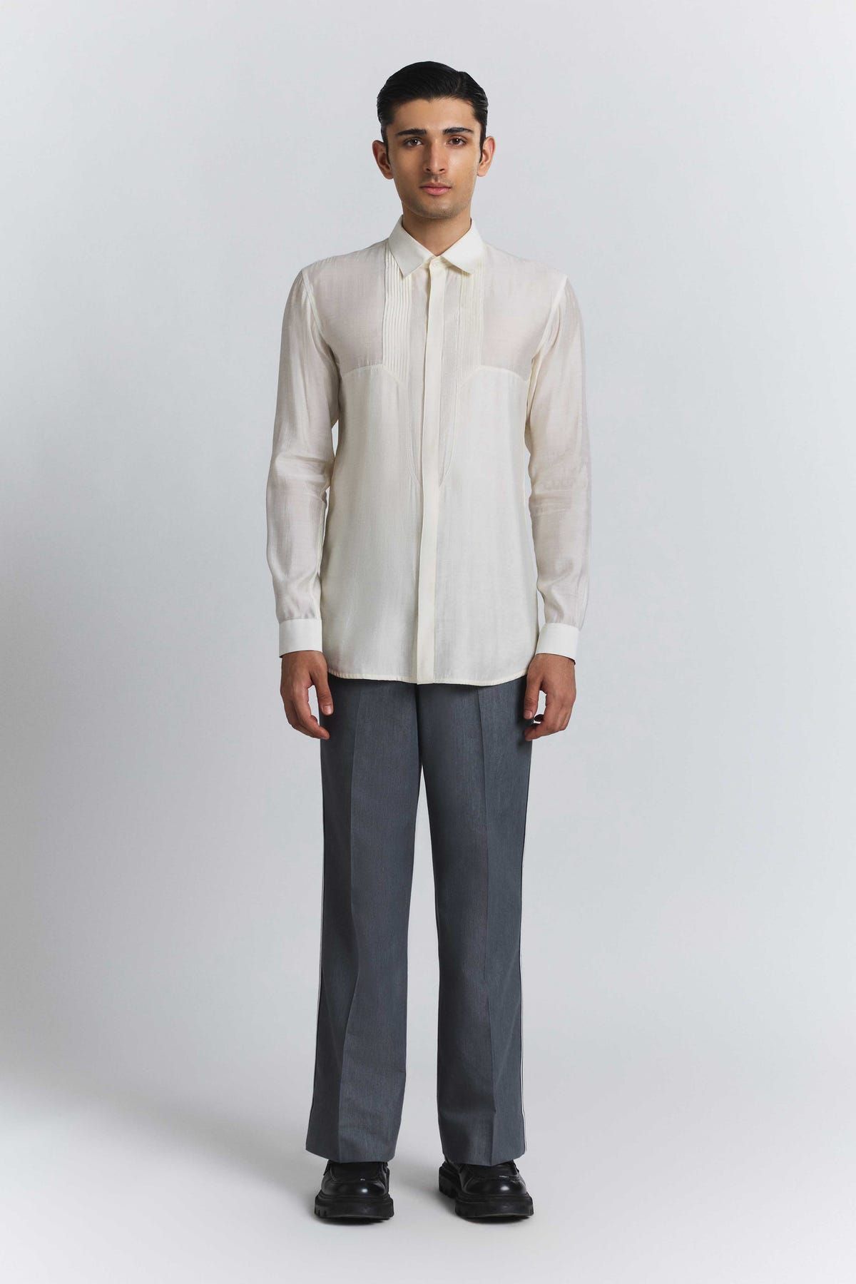Essentialist Pintuck Shirt - image 2
