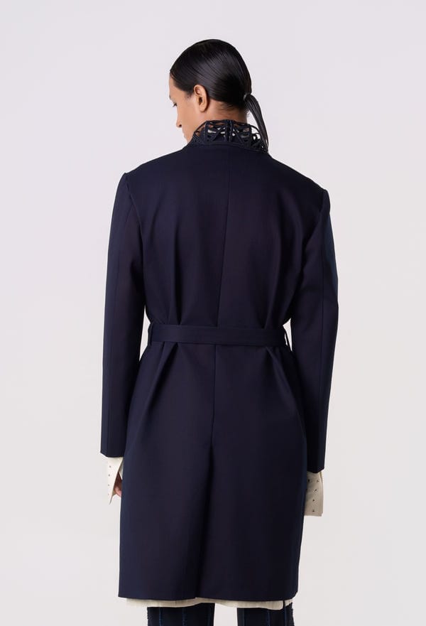 Line out Line — Lattice Laser Cut Trench