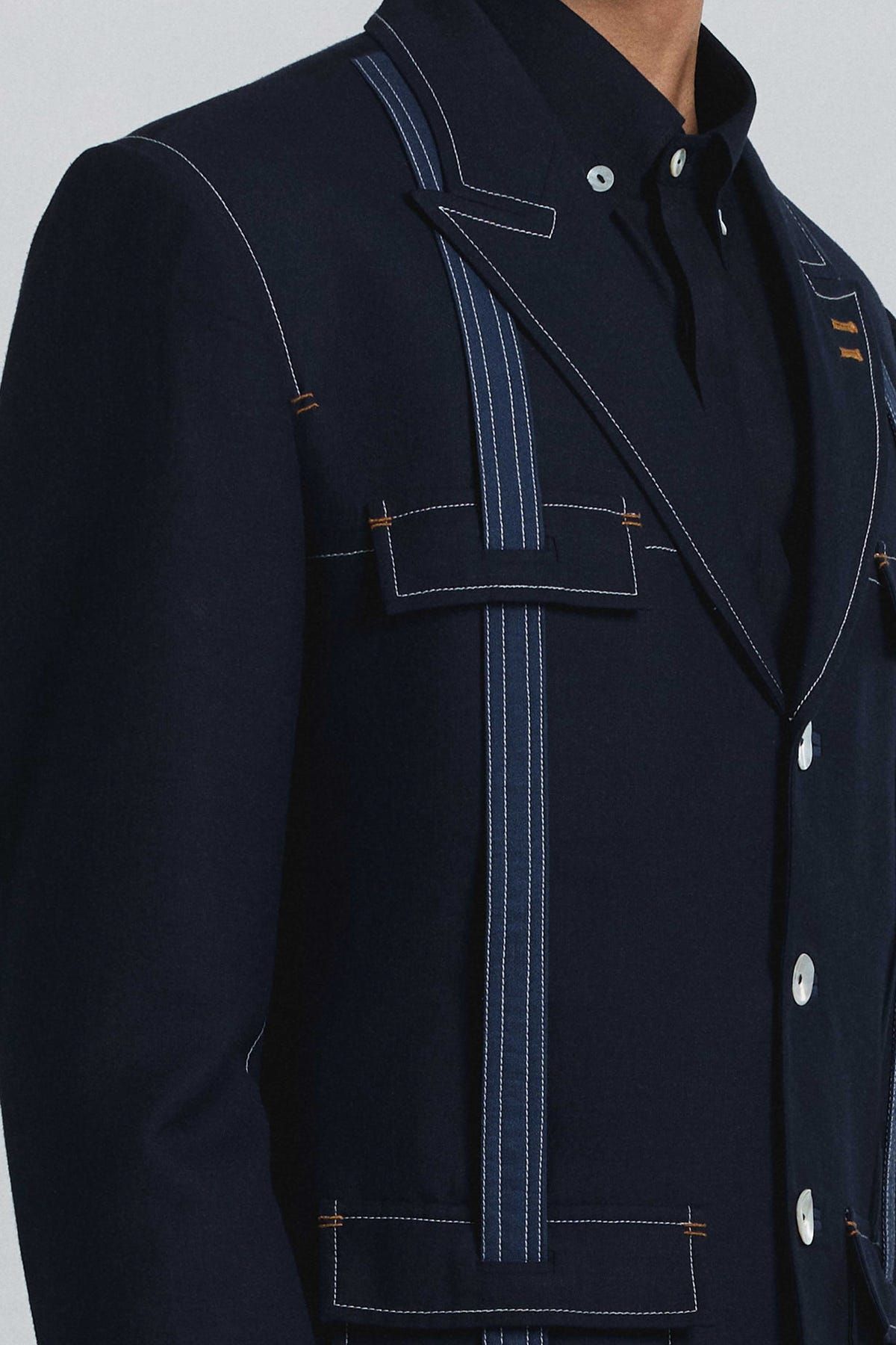 Safari Style Blazer - image 7