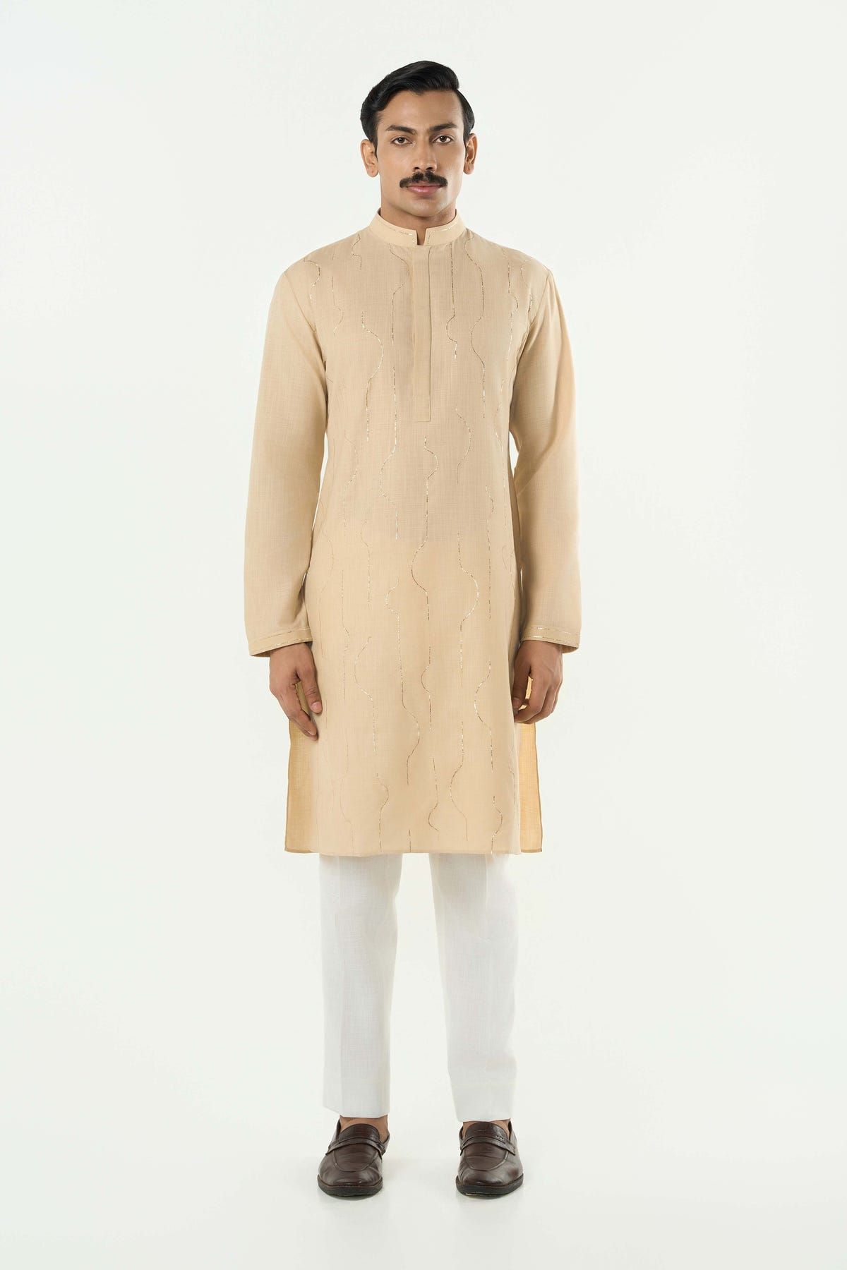 City Pulse Kurta - Beige - image 3