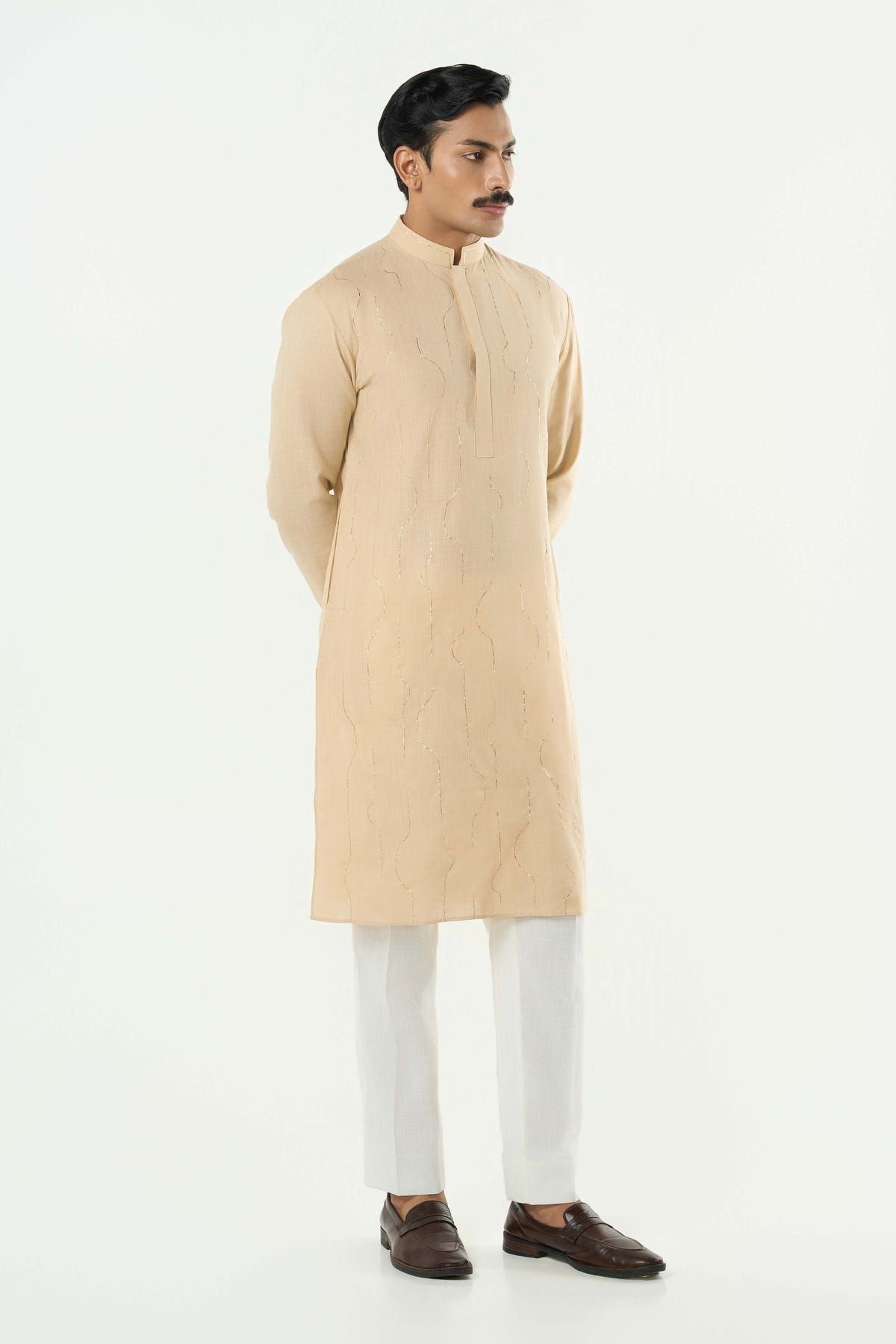 City Pulse Kurta - Beige - image 5