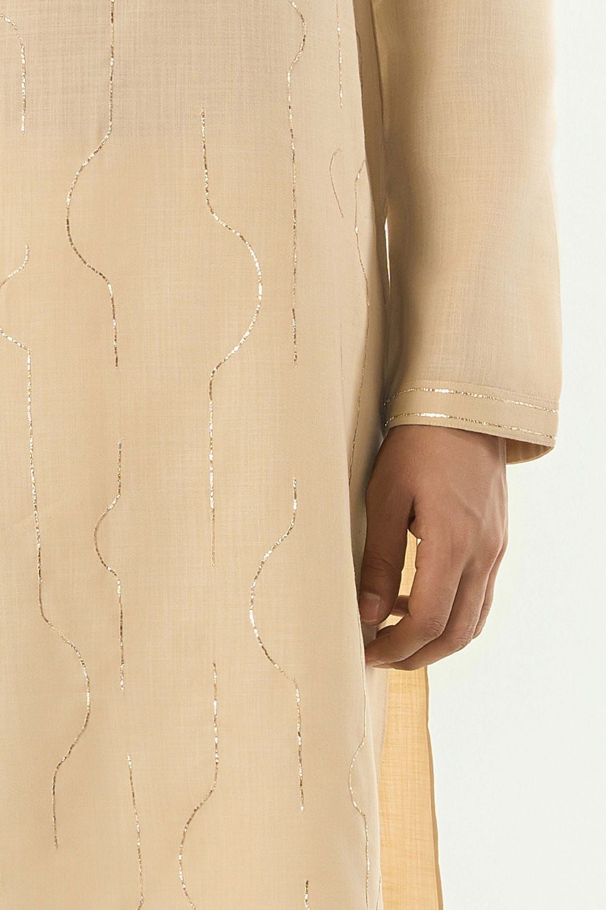 City Pulse Kurta - Beige - image 6
