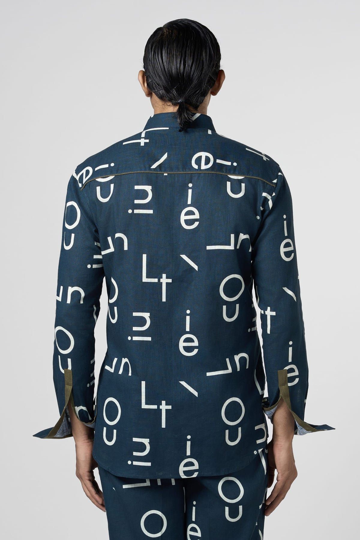 Singature Print Night Shirt - image 1