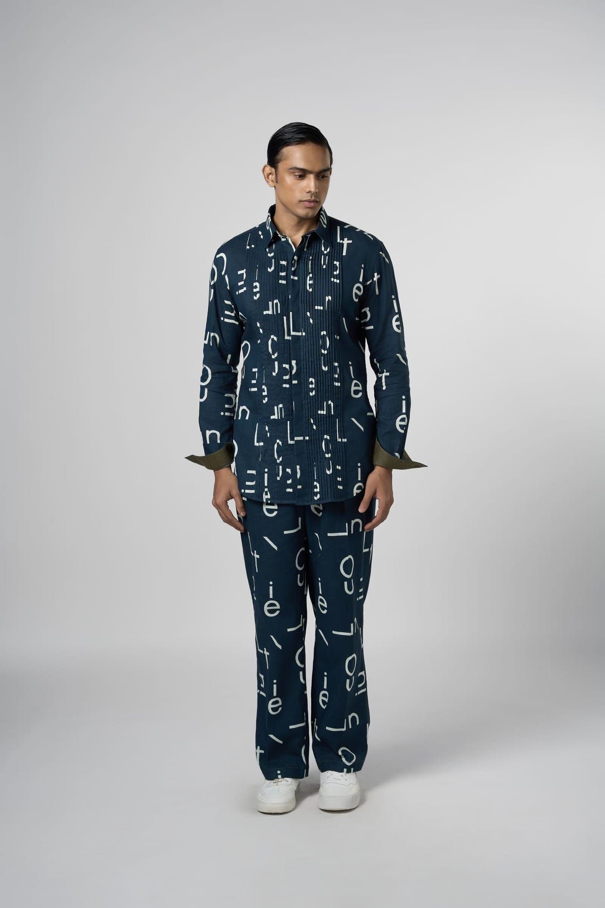 Singature Print Night Shirt - image 2