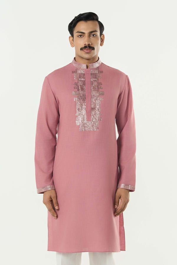 Line out Line — Aurum Kurta - Pink