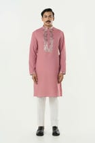 Aurum Kurta - Pink view 3