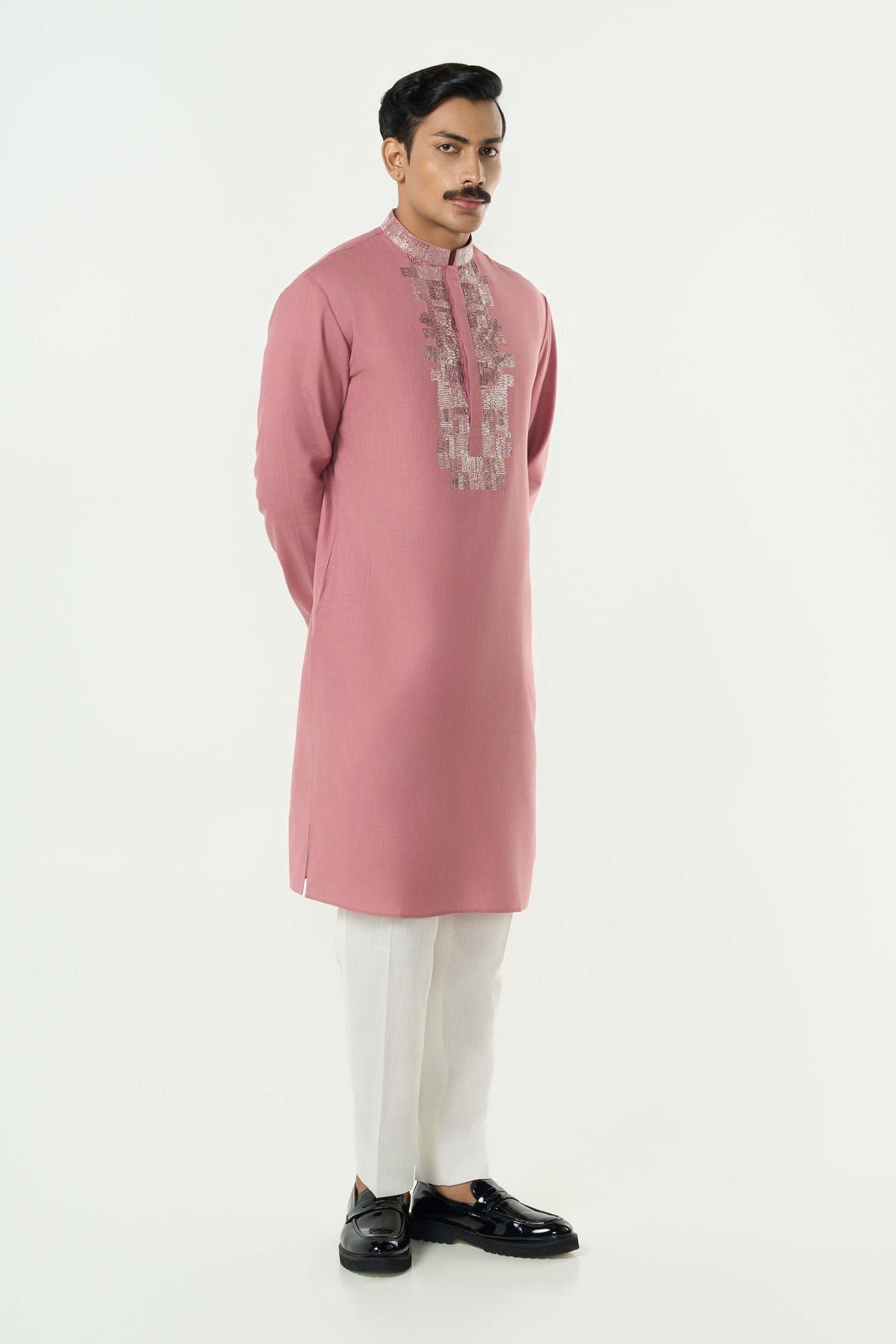 Aurum Kurta - Pink - image 5