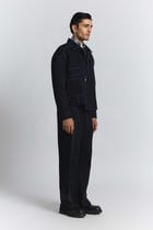 Navy Piping Bomber Jacket view 5