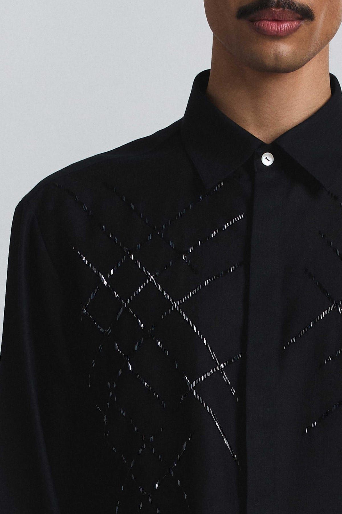 Lunar Grid Shirt - image 6