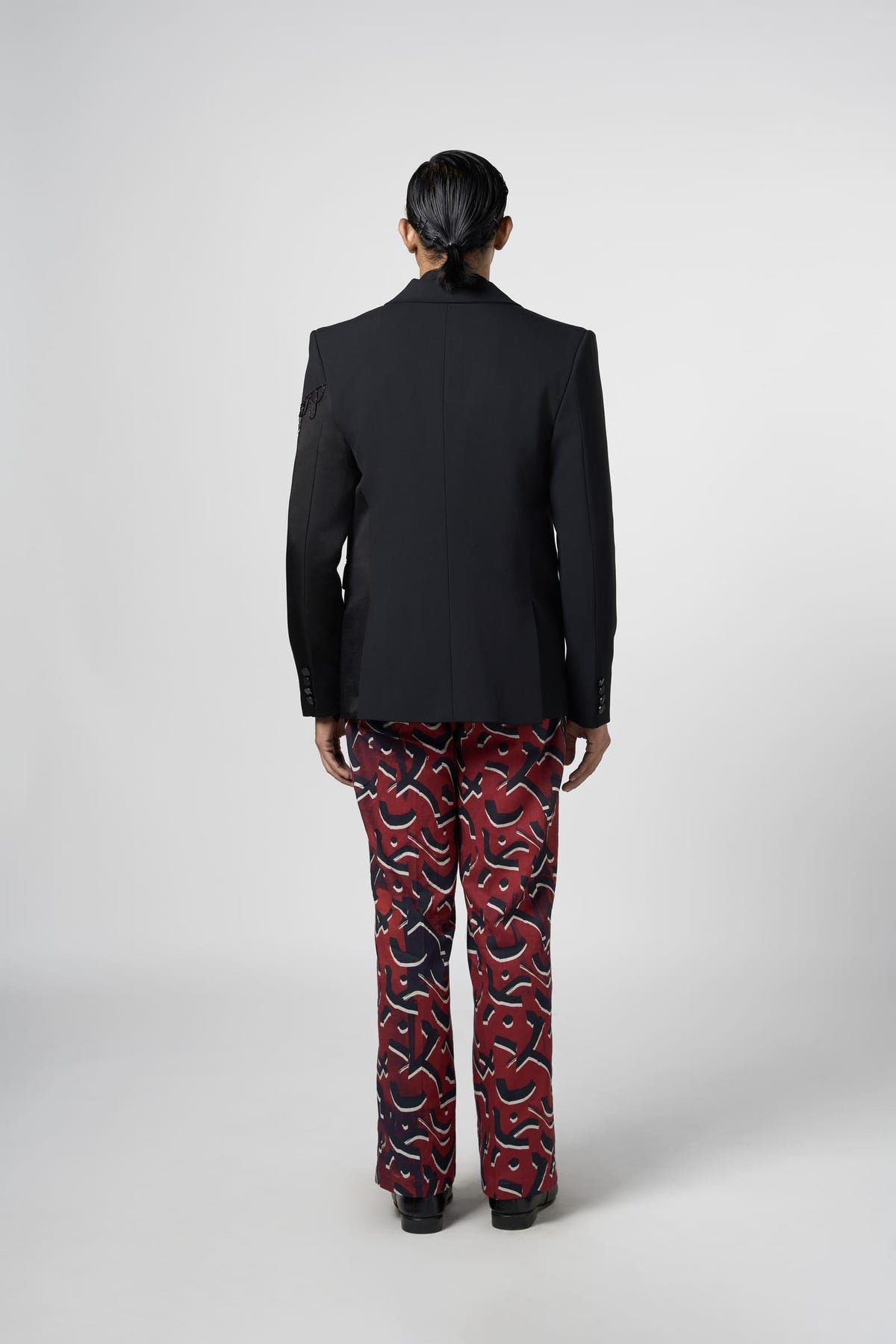 Dazzle Fringe Cut And Sew Blazer - image 3