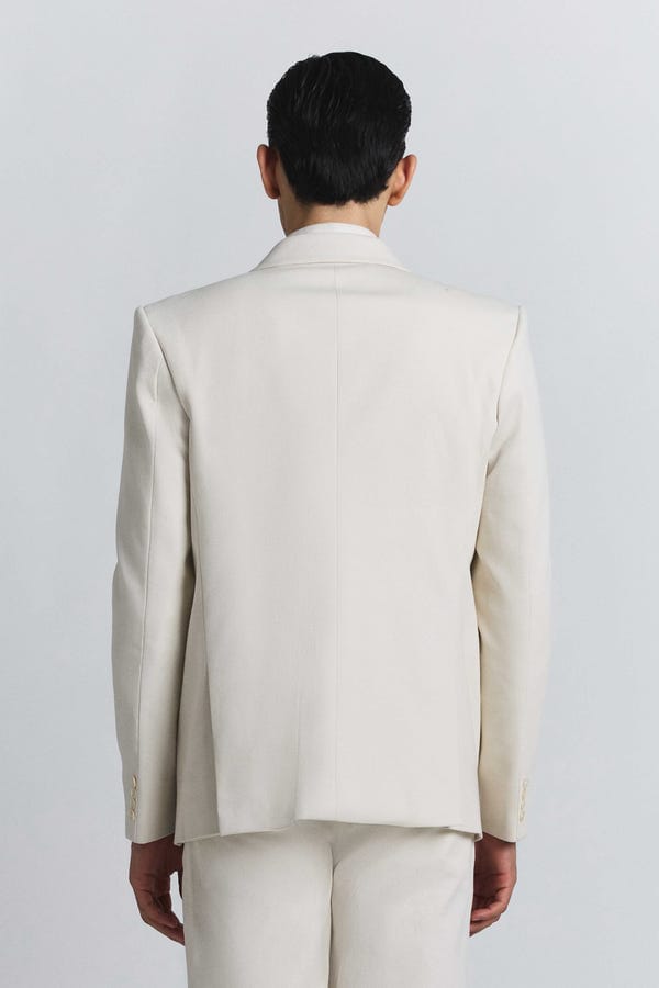 Line out Line — Urban Denim Patch Blazer