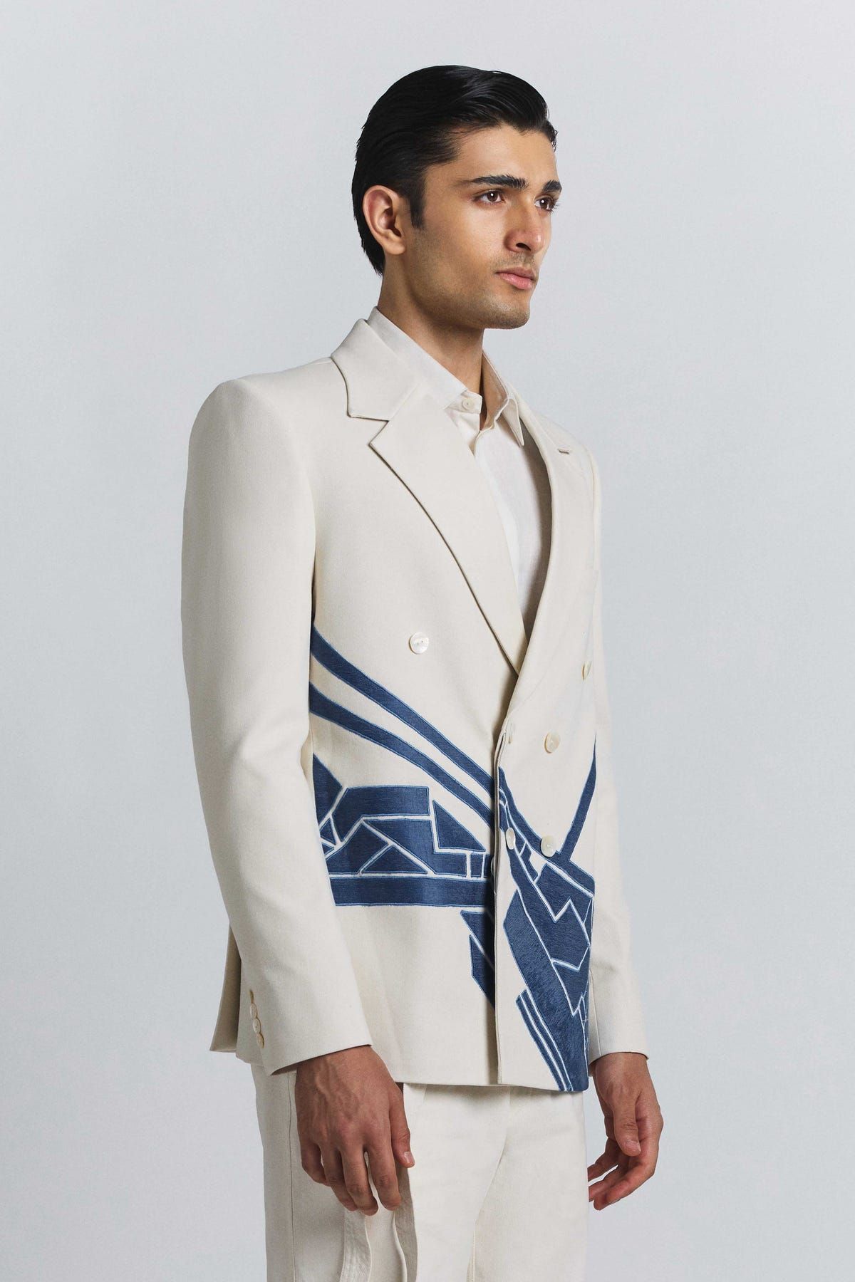 Urban Denim Patch Blazer - image 3