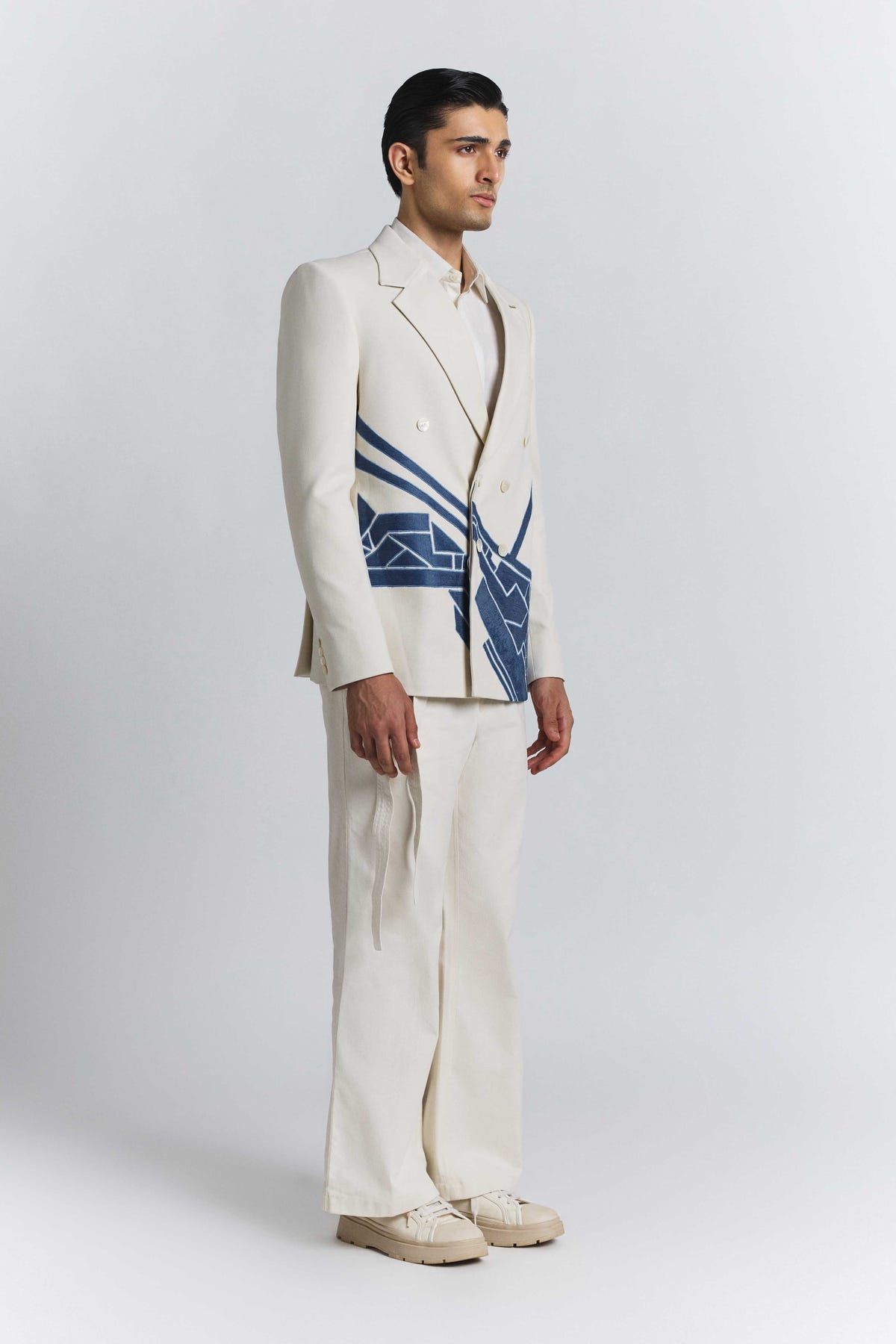 Urban Denim Patch Blazer - image 5