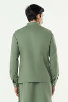Warp Line Bandi Jacket - Sage Green view 2
