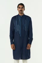 Lume City Kurta - Navy Blue view 1