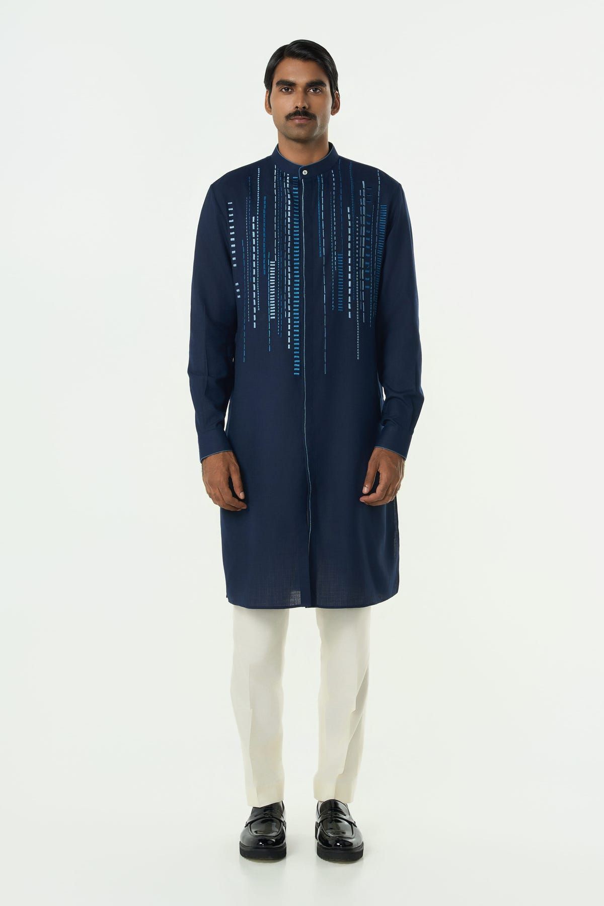 Lume City Kurta - Navy Blue - image 3