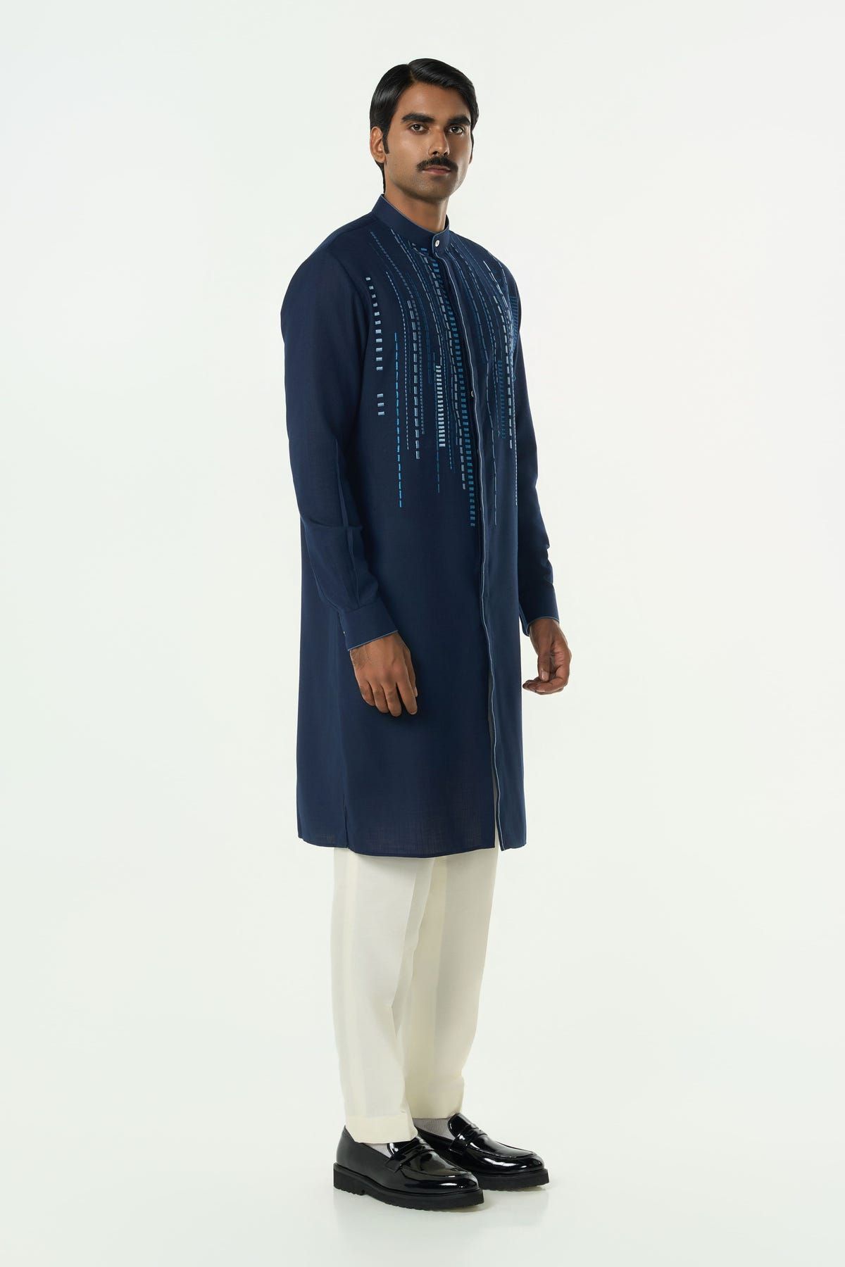 Lume City Kurta - Navy Blue - image 5