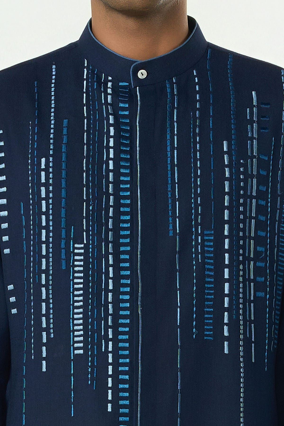 Lume City Kurta - Navy Blue - image 6