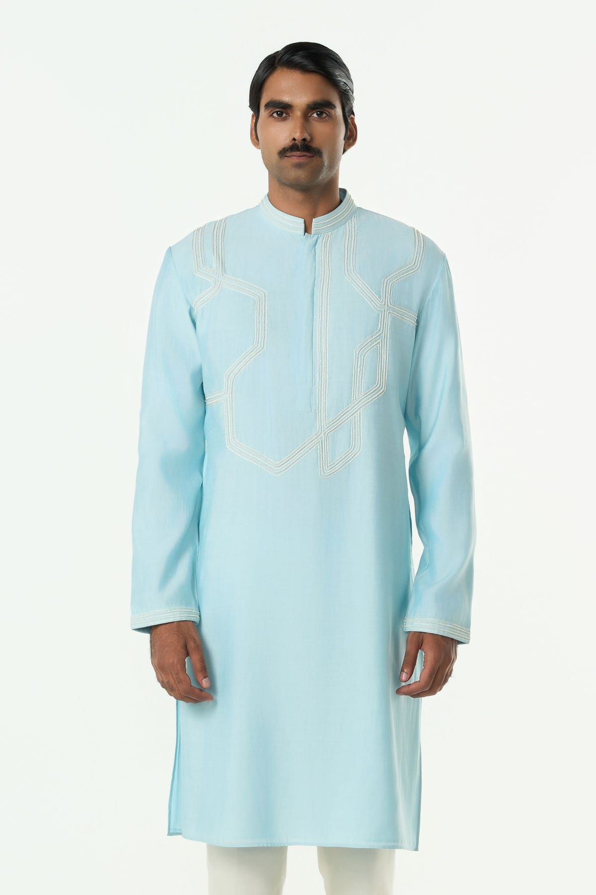 Meta Twist Kurta - Pastel Blue - image 1