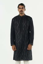 City Pulse Kurta - Black view 1