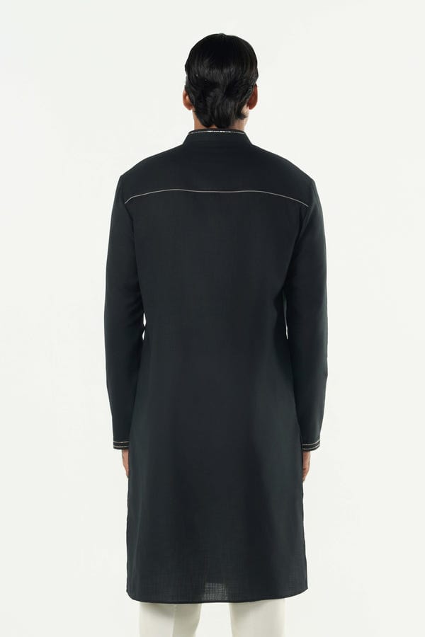 Line out Line — City Pulse Kurta - Black