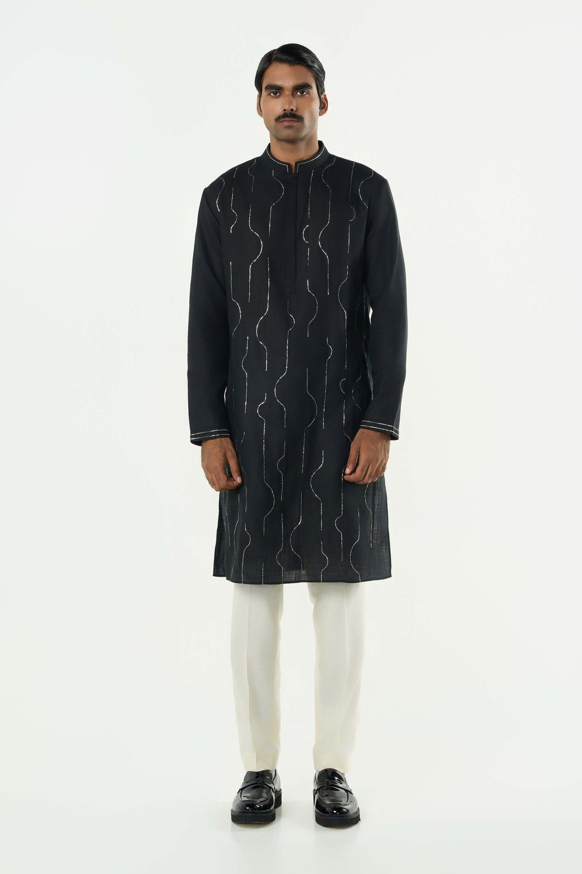 City Pulse Kurta - Black - image 3