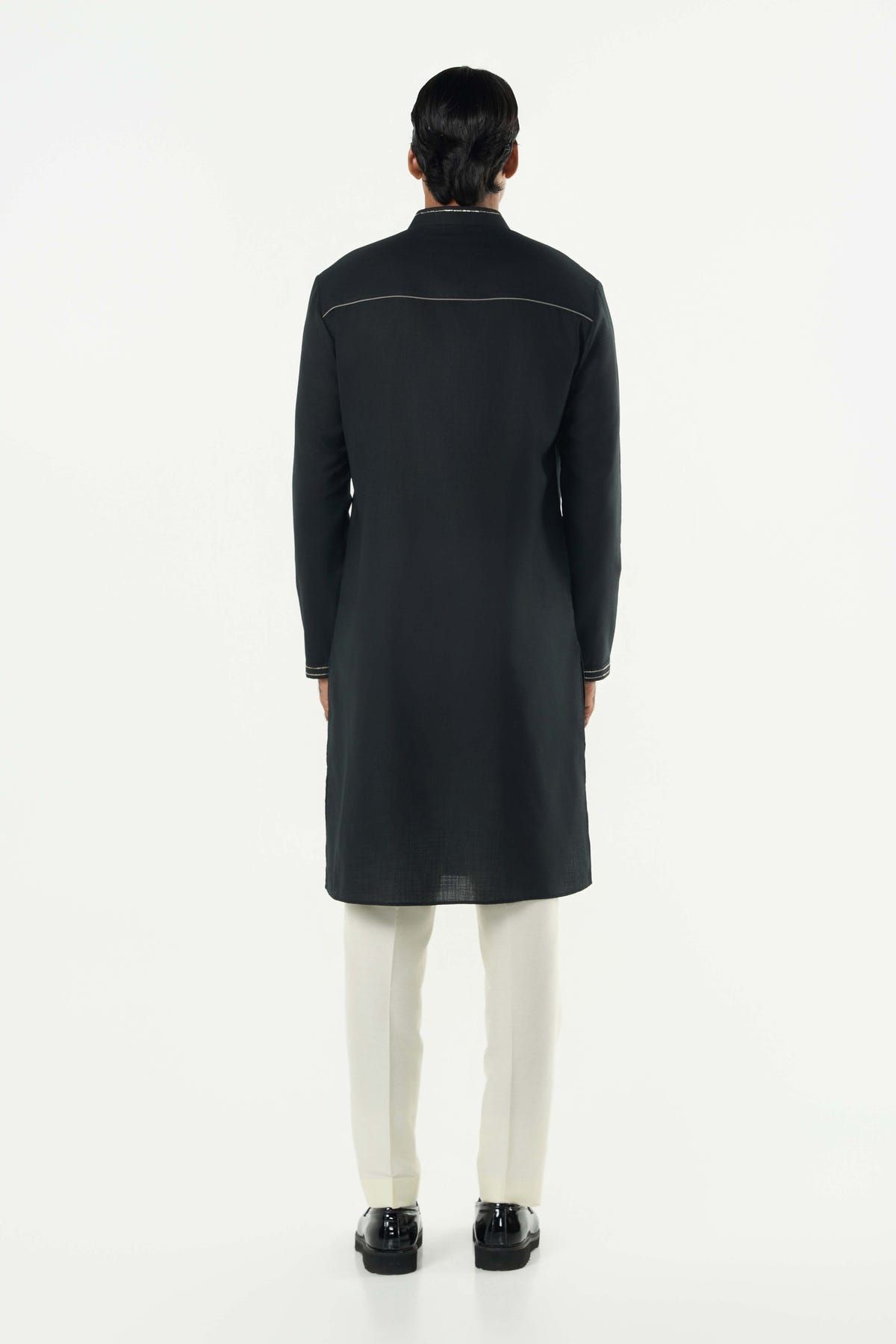 City Pulse Kurta - Black - image 4