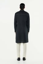 City Pulse Kurta - Black view 4