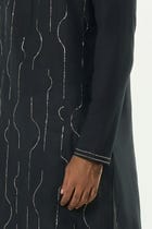 City Pulse Kurta - Black view 6
