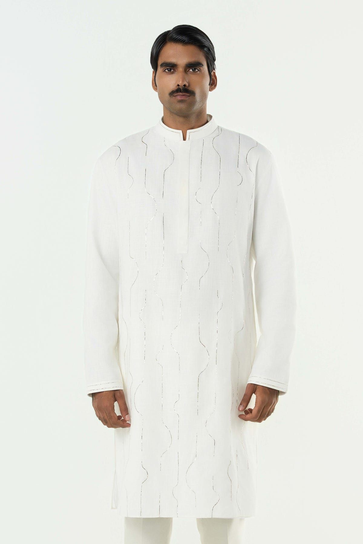 City Pulse Kurta - Off White - image 1