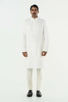 City Pulse Kurta - Off White view 3