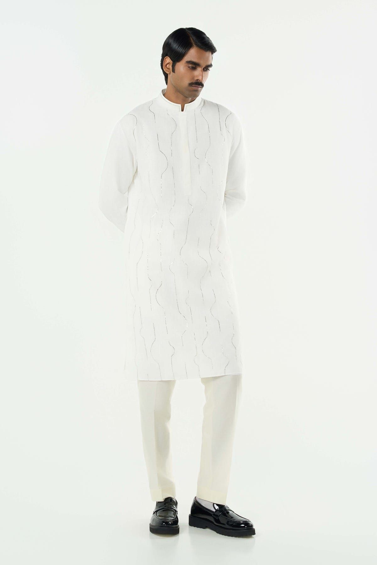 City Pulse Kurta - Off White - image 5
