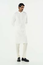City Pulse Kurta - Off White view 5