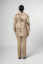 Beige Stucco Pin Tuck Kurta view 4
