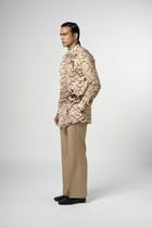 Beige Stucco Pin Tuck Kurta view 5