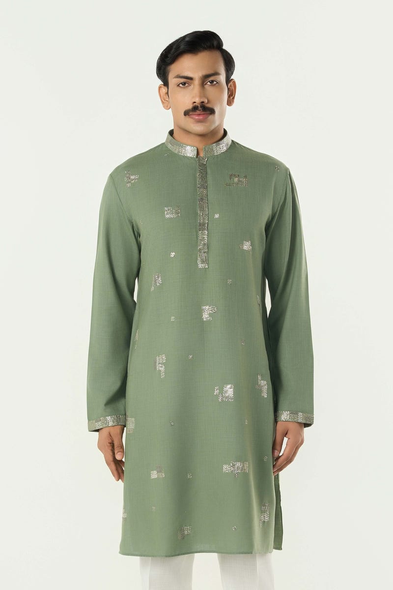 Alluro Kurta - Sage Green