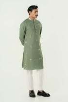 Alluro Kurta - Sage Green view 5