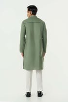 Aurum Kurta - Sage Green view 4