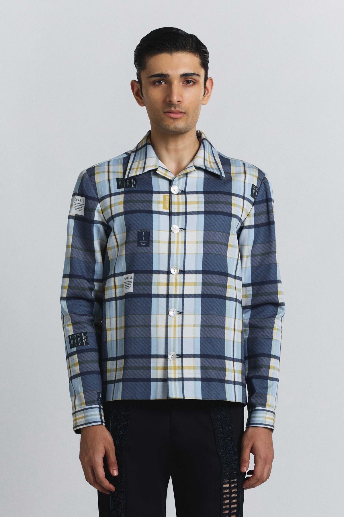 Vintage Checkered Shacket - image 1